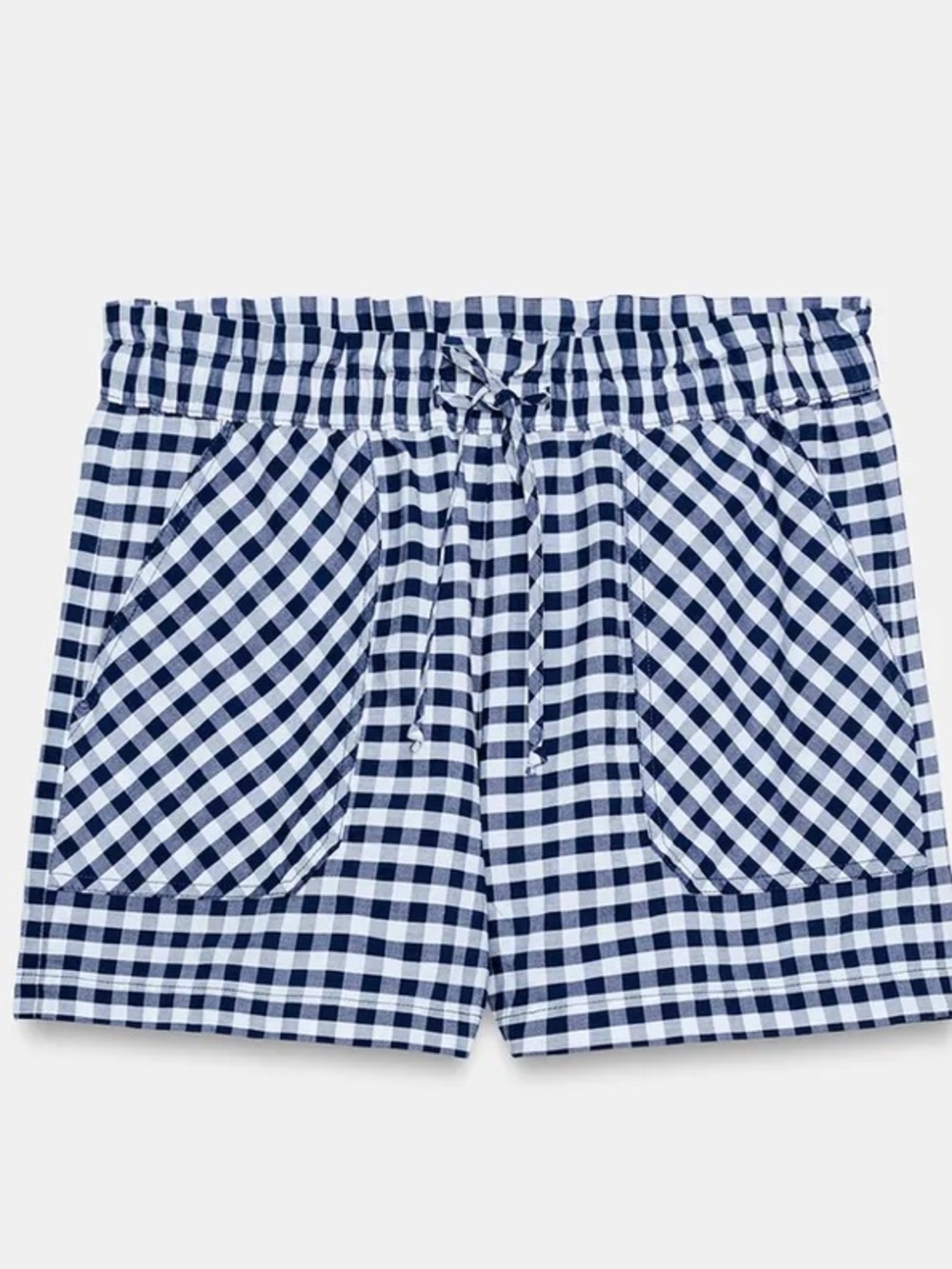 ZARA GINGHAM SHORTS ZW COLLECTION - Picture 7 of 11